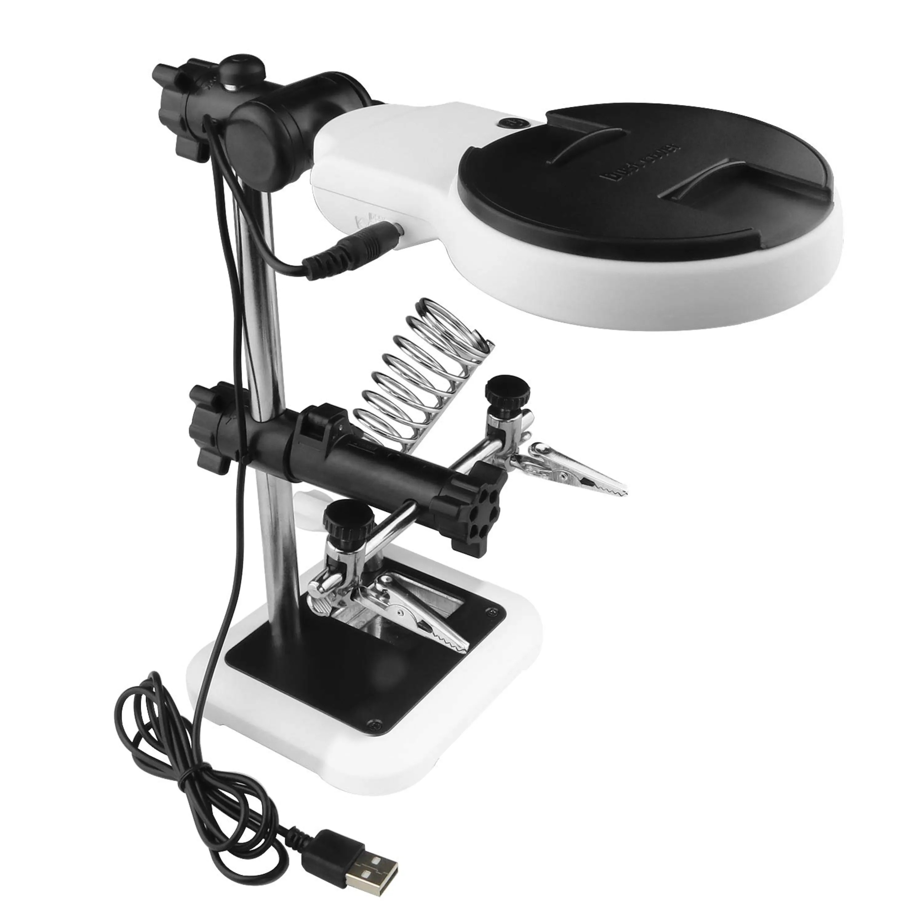 گیره مونتاژ ذره بین دار با پایه هویه | MG16129AC